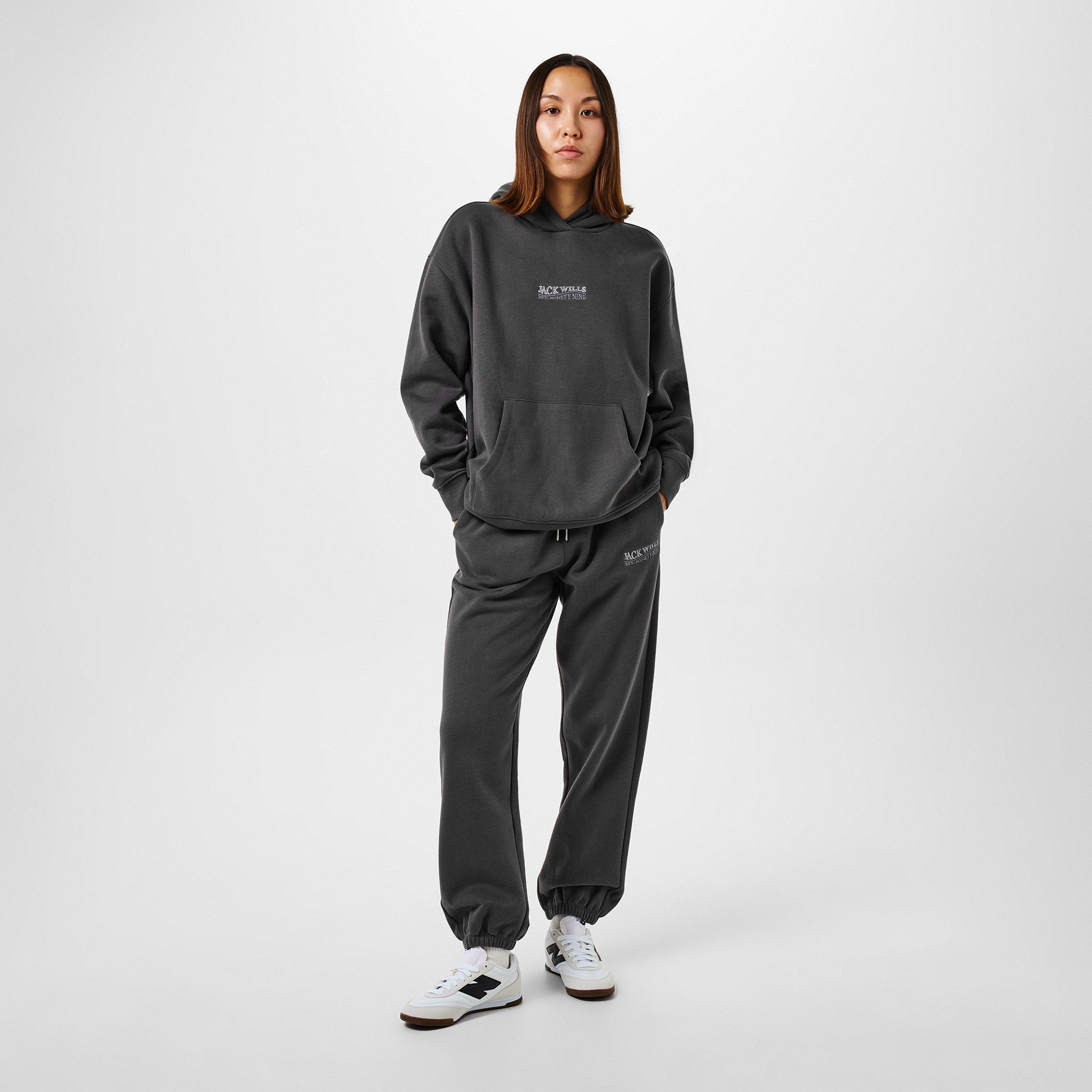 Jack Wills Loose Embellished Logo Jogging Bottoms
