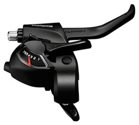 SHIMANO Shifter With Brake Lever 7 Vitesses St-Ef41 Right - Noir