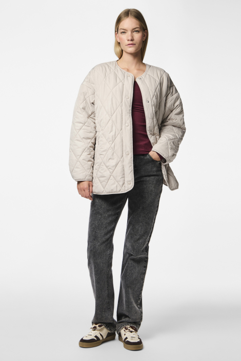 Pieces beige dames jas