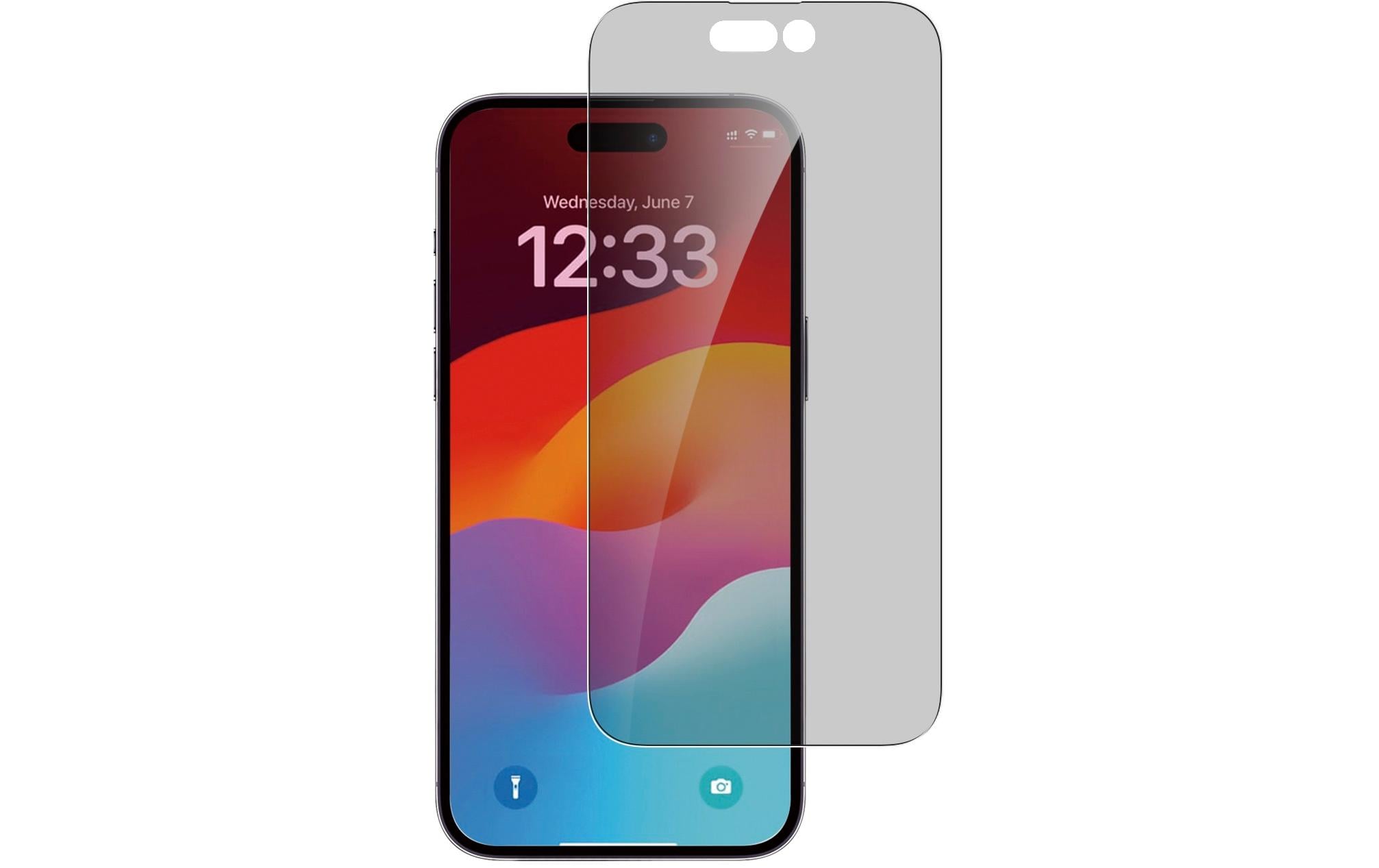 Displayschutz Second Glass Privacy iPhone 15 PlusDisplayschutz für das Apple iPhone 15 Plus
