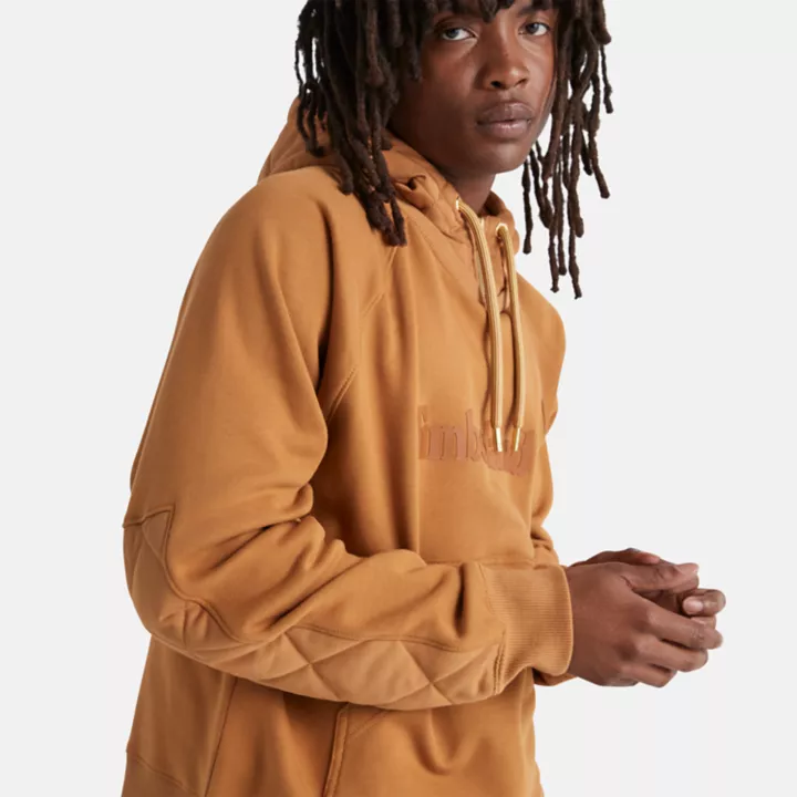 Sweat à capuche Timberland x Humberto Leon en jaune foncé