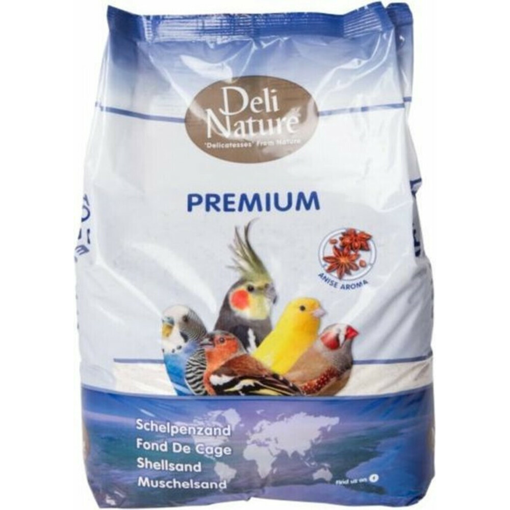 Deli Nature Schelpenzand Premium Wit5 kg