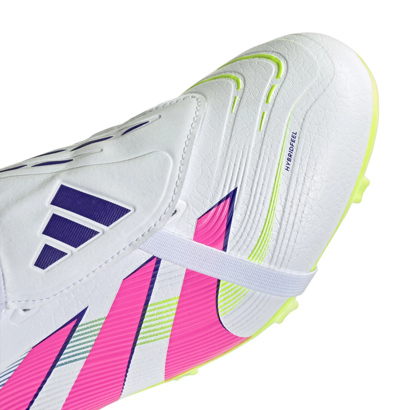 Adidas Predator League FT Gras / Kunstgras Voetbalschoenen (MG) Wit Roze Neongeel