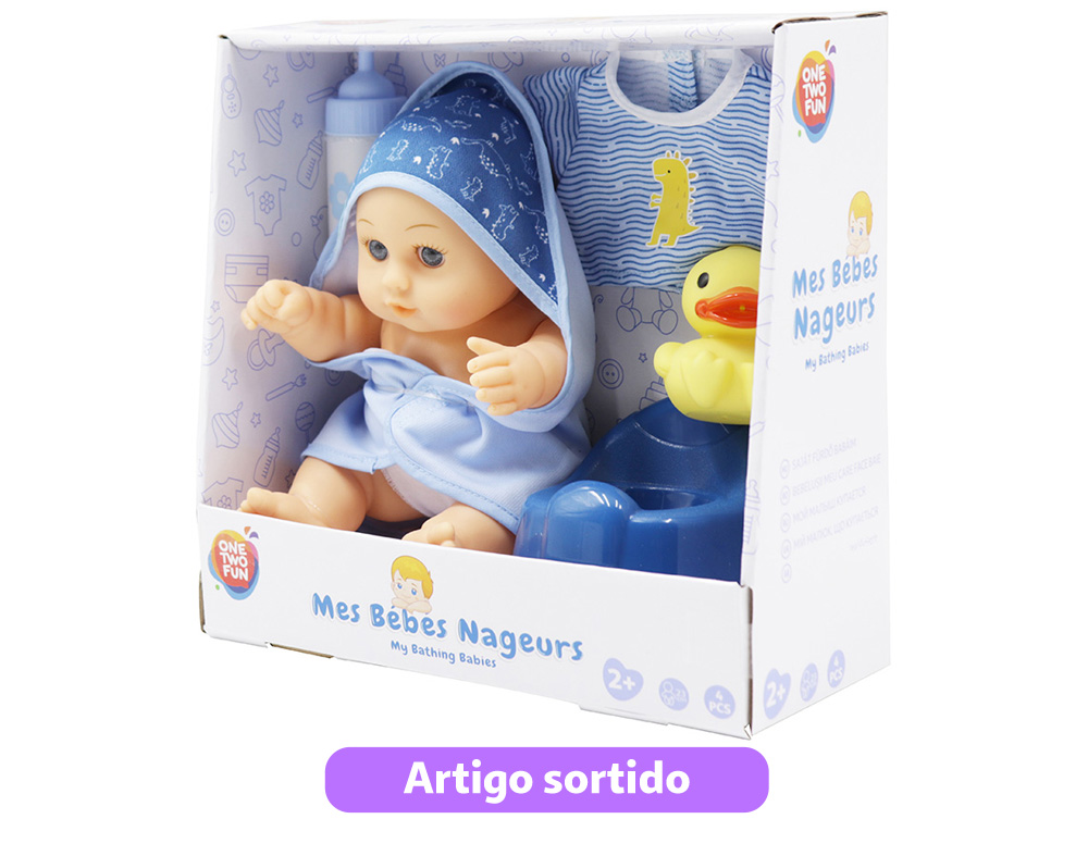 BONECO BEBÉ ONE TWO FUN 23CM MODELOS SORTIDOS