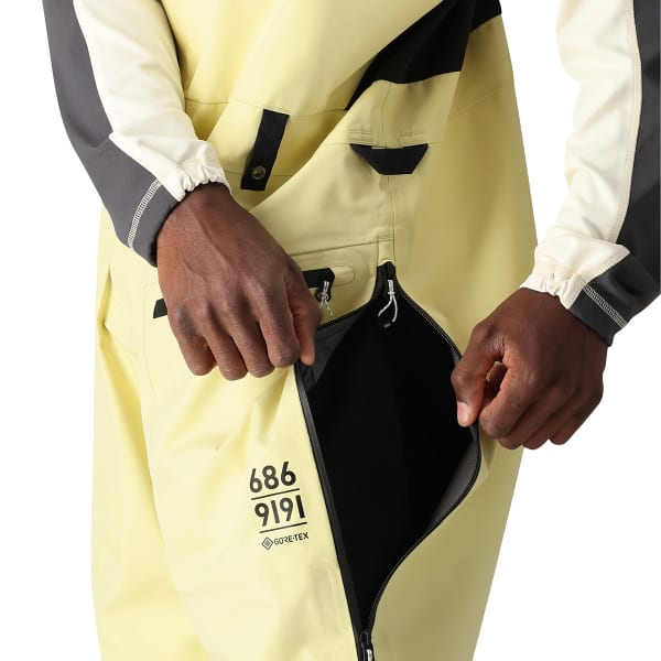 Pantalon snowboard 686 MENS GORE-TEX 3L ATV BIB DUSTY YELLOW DUNE