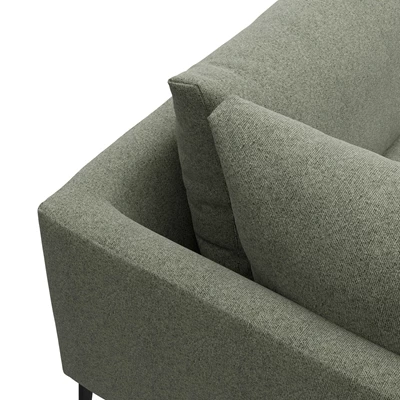 Hallsberg venstrevendt sofa med pufafslutning