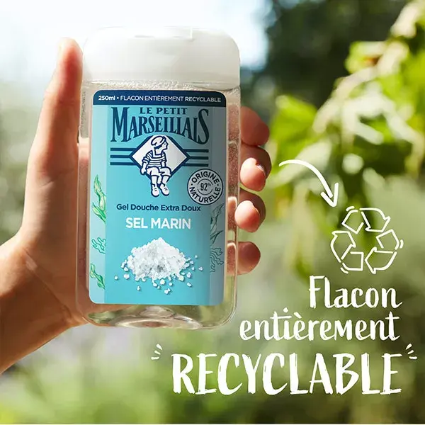 Le Petit Marseillais Gel de Banho Hidratante com Sal Marinho 250ml