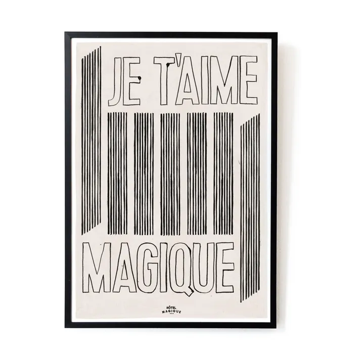 Hôtel Magique Affiche A3 Je t’aime magique