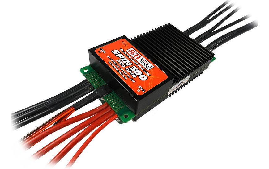 Brushless Regler SPIN 300 Pro opto 220A, 6-14S<br>Vielseitiger Brushless ESC mit Optokoppler für Flugmodelle