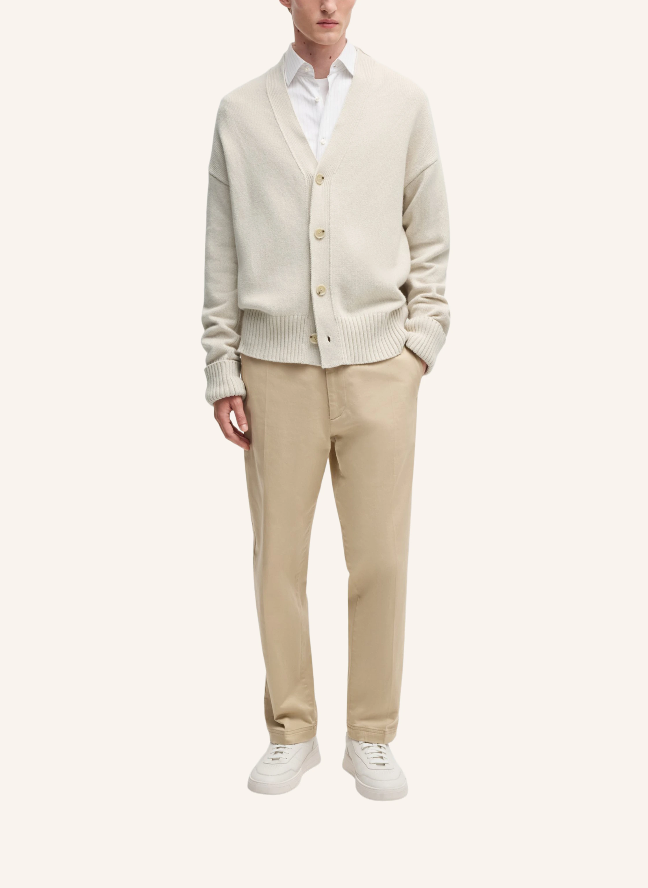 BOSS Strickjacke C-BELLACO Relaxed Fit