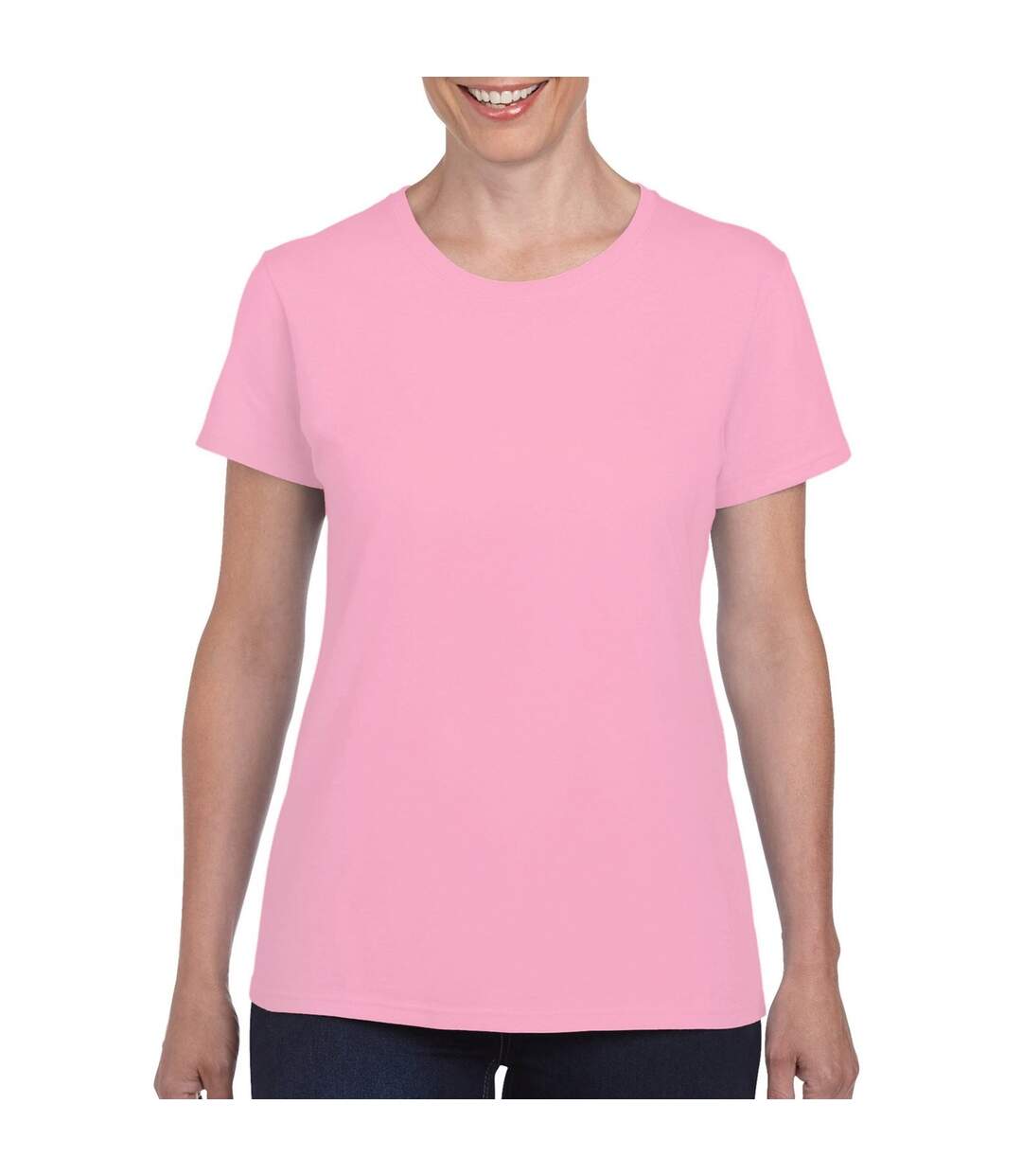 Gildan - T-shirt à manches courtes coupe féminine - Femme (Rose clair) - UTBC2665