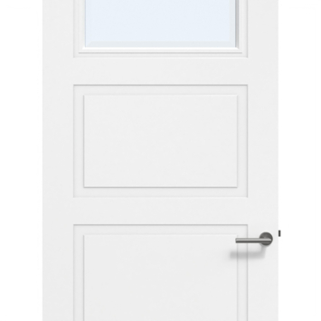 Arne & Bodil binnendeur ABT310 blank facetglas - wit afgelakt