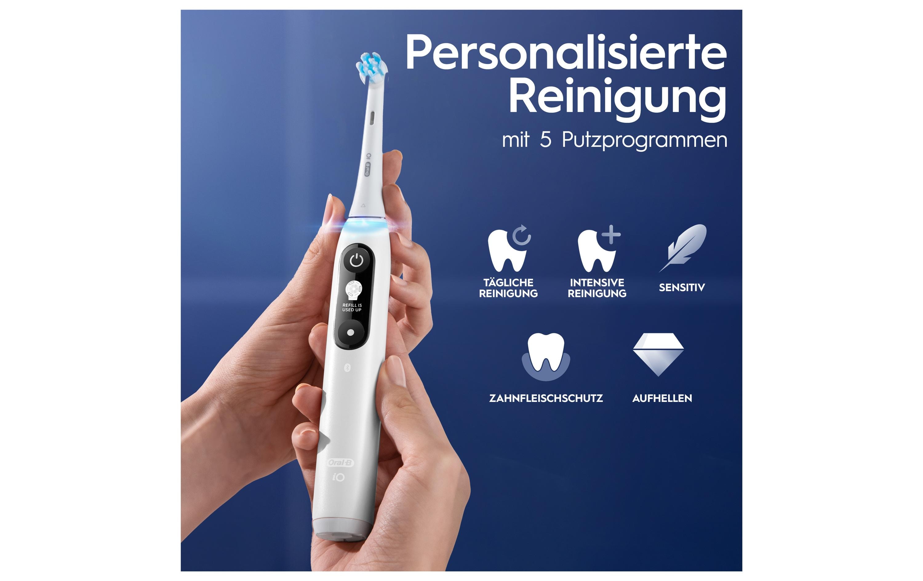 Elektrische Zahnbürste iO Series6 White<br>Rotationszahnbürste