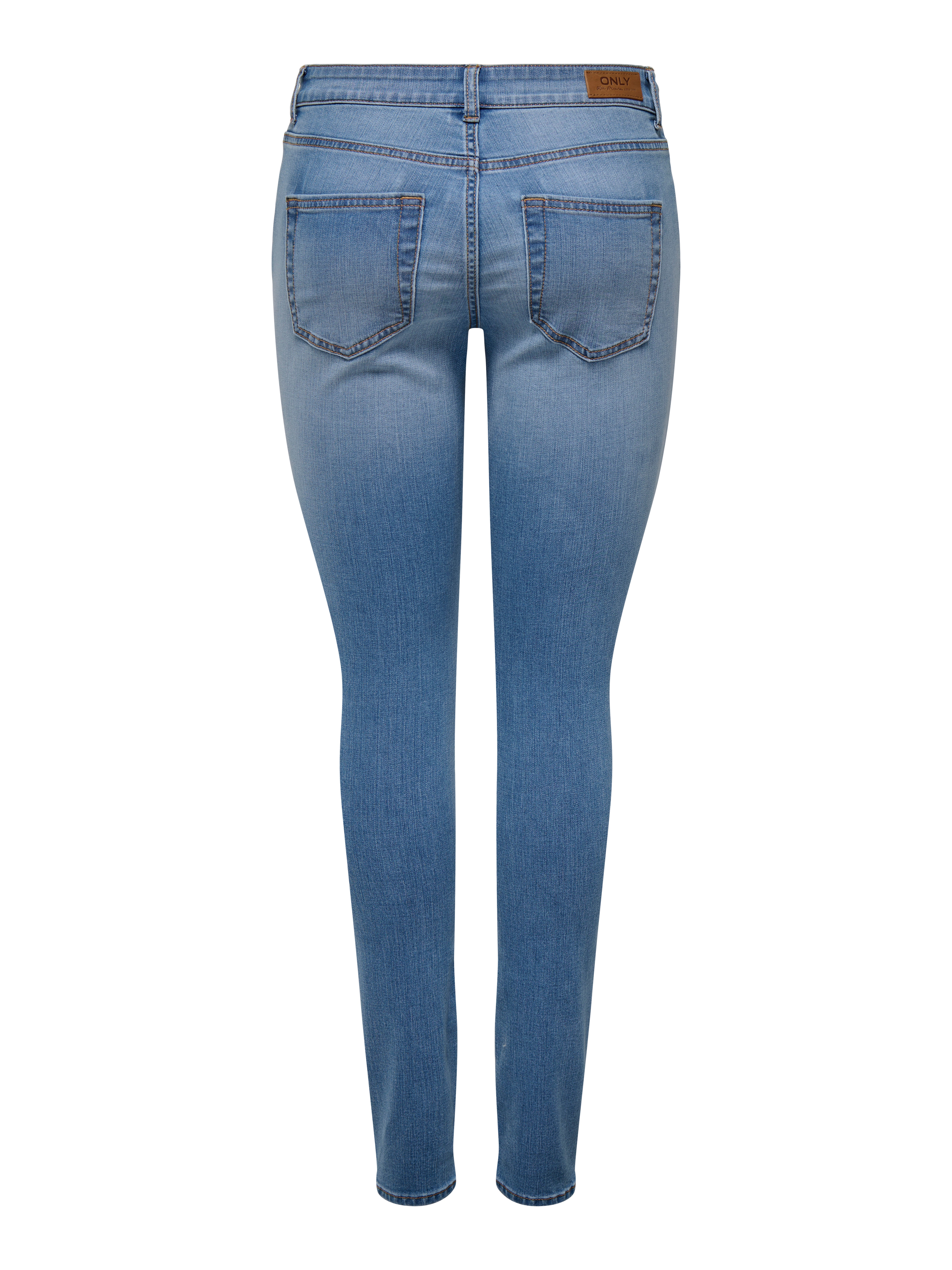 ONLHUSH Mittlere Taille Skinny Fit Jeans Light Blue Denim