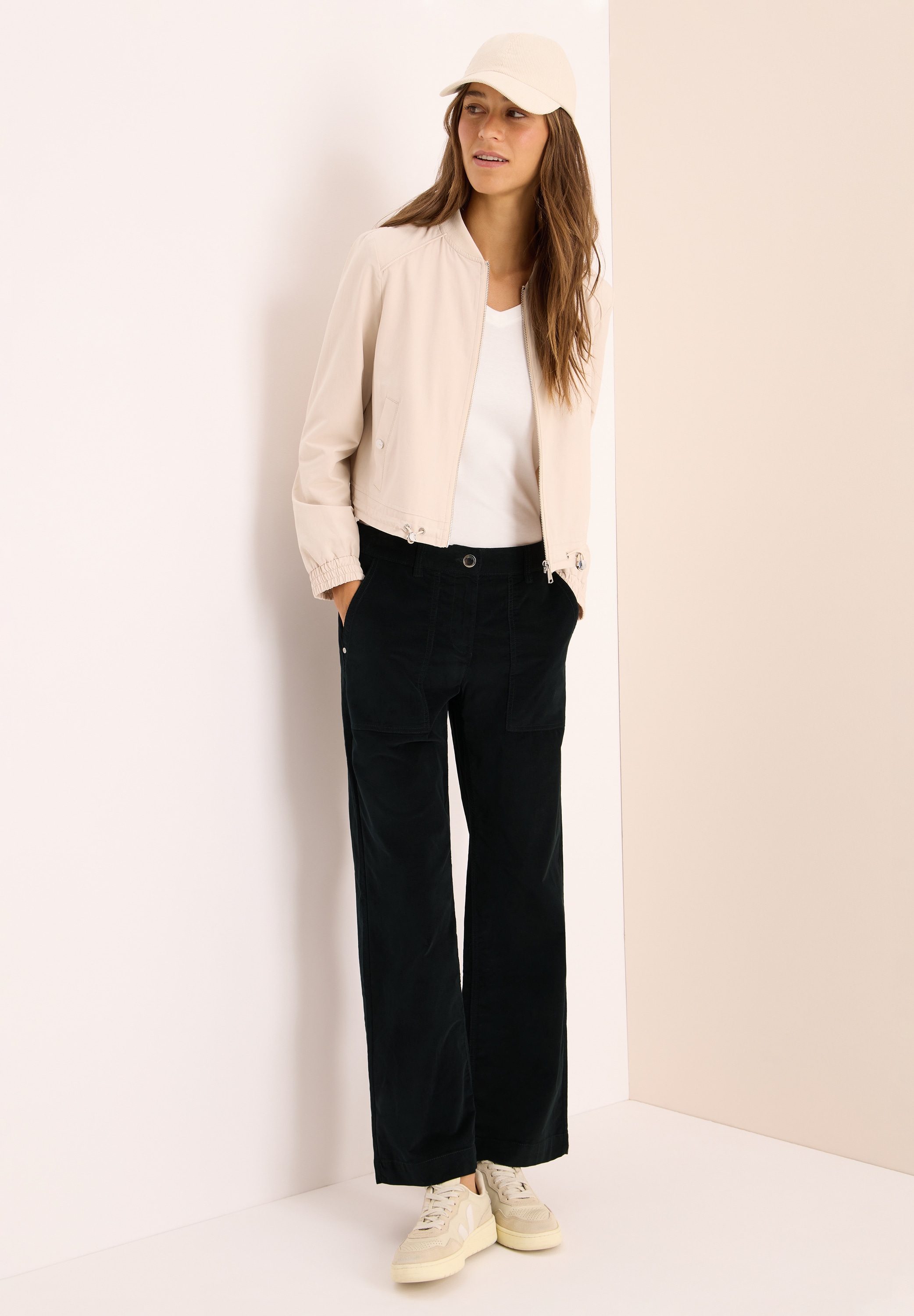 Cecil Cordhose »Style Neele«  Wide Leg, High Waist