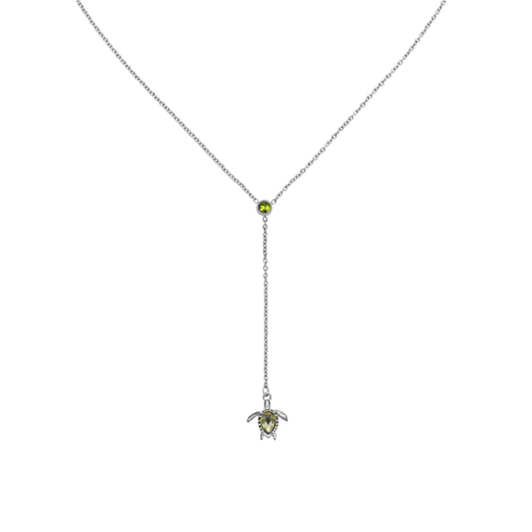 Paul Hewitt Y-Halskette Turtle Marinium Ocean Steel Silbrig