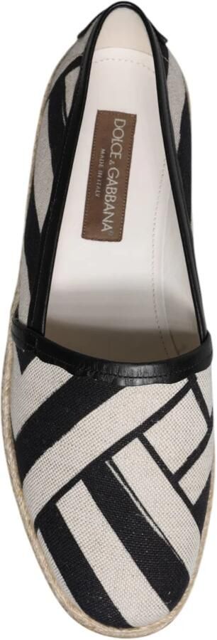 Dolce & Gabbana Gestreepte Canvas Espadrilles Mondello Schoenen Multicolor