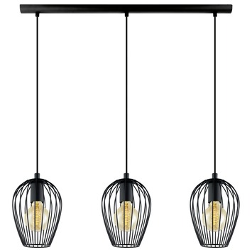 Eglo hanglamp Newtown zwart Ø16 cm