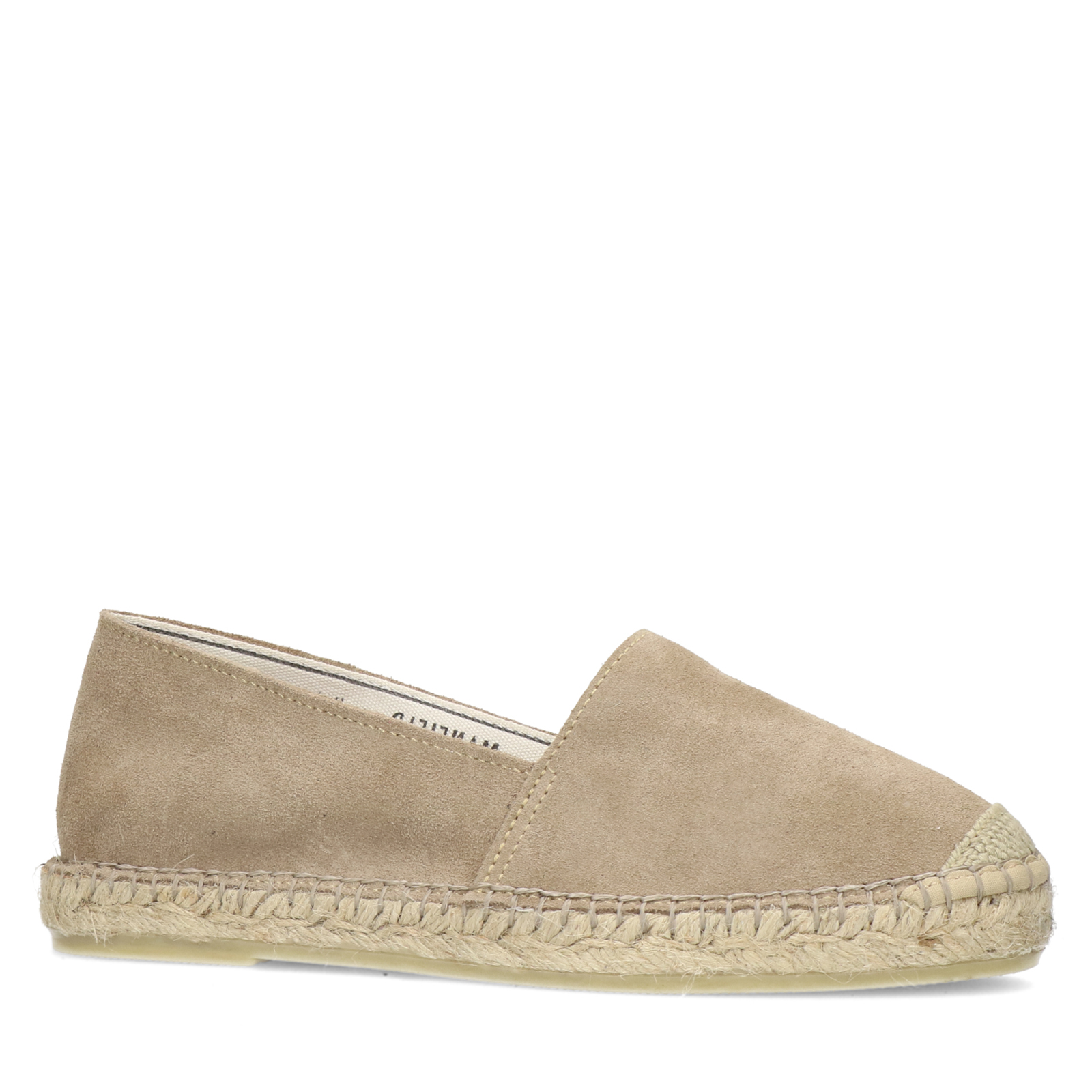 Beige suède espadrilles