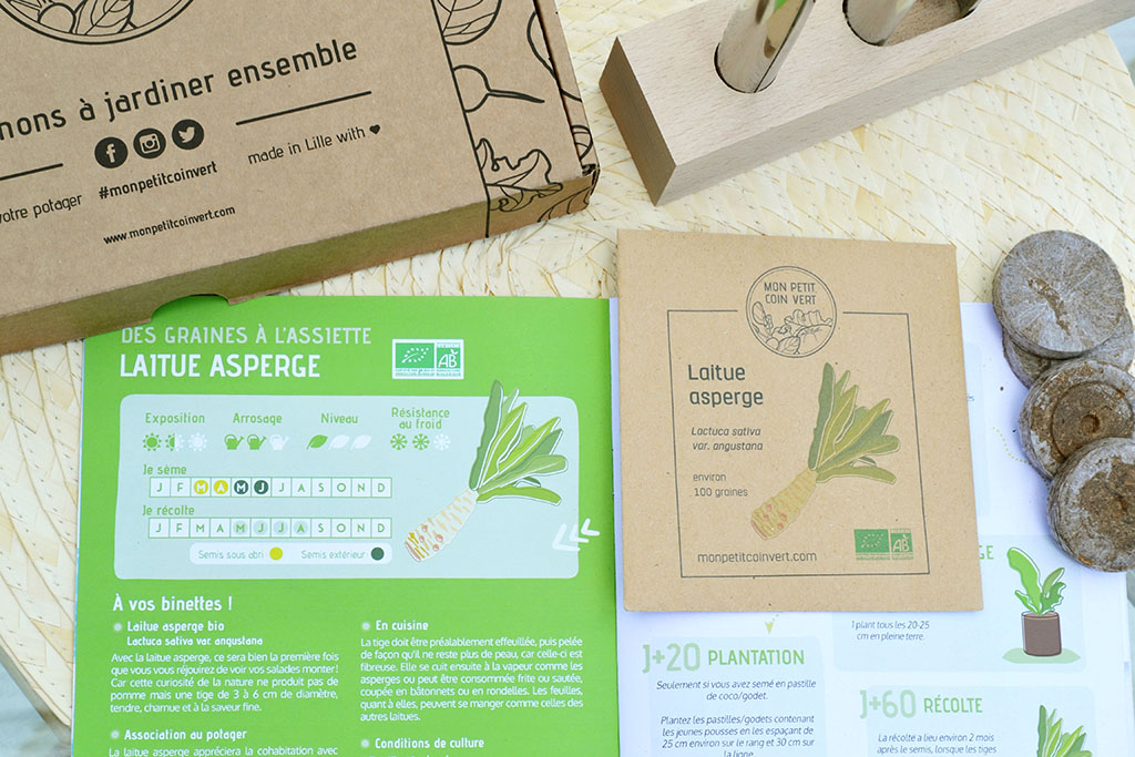 Coffret de jardinage thématique 