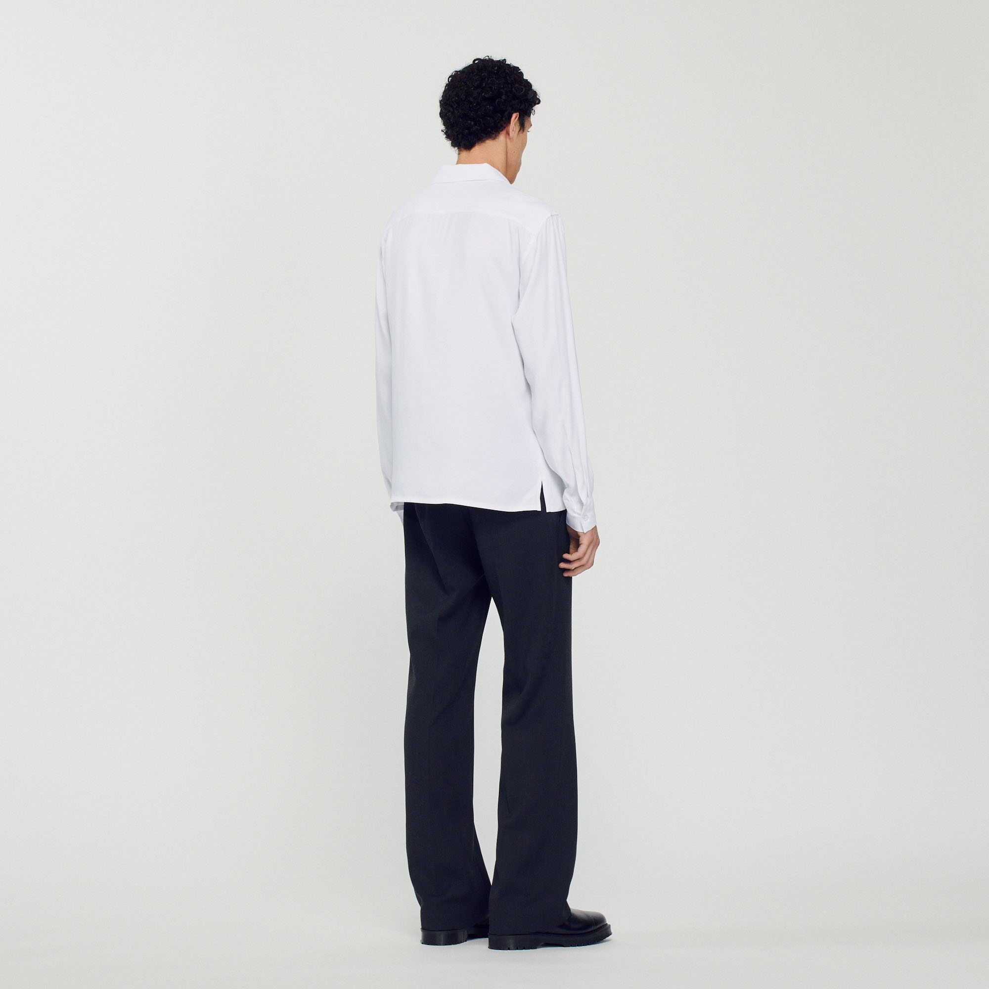 Chemise fluide col requin Homme