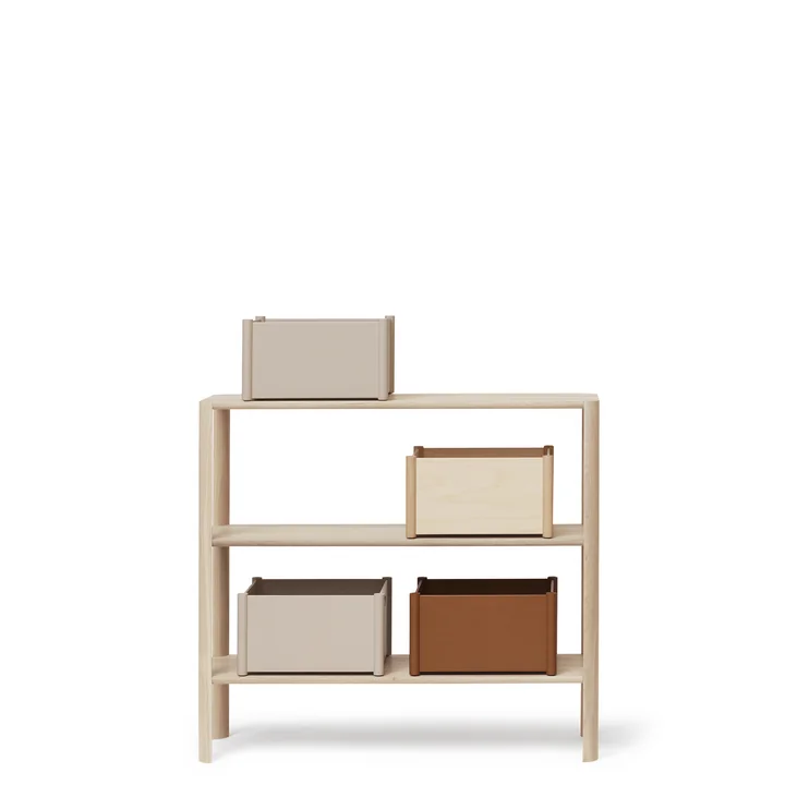 Form & Refine - Pillar Storage Box M, warm grey