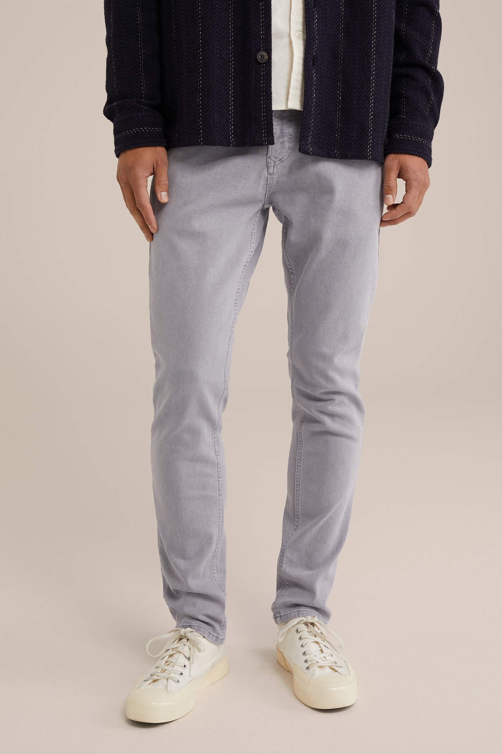 slim fit jeans met medium stretch Blue Ridge Grijsblauw