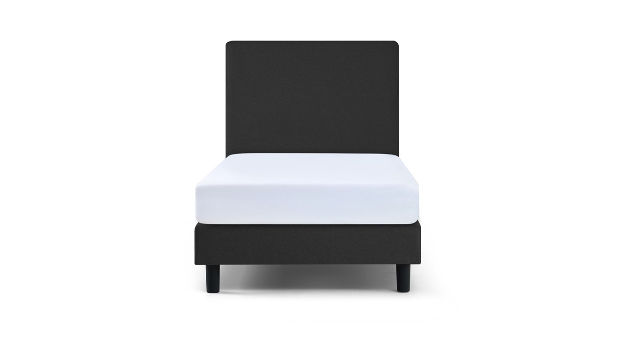 Box Ambra met Silver Pocket Deluxe Foam matras dark grey