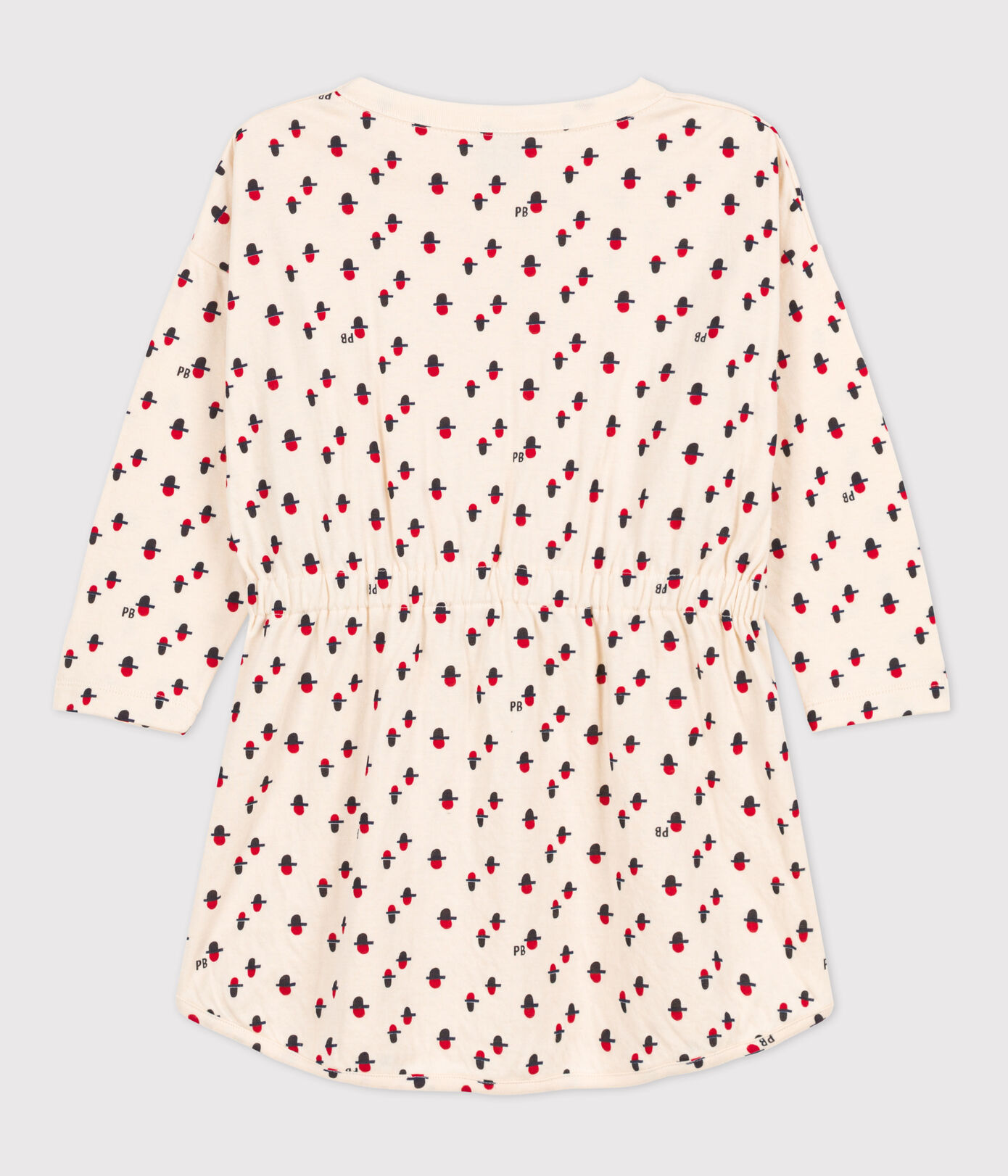 Robe manches longues à imprimé en tubique enfant fille