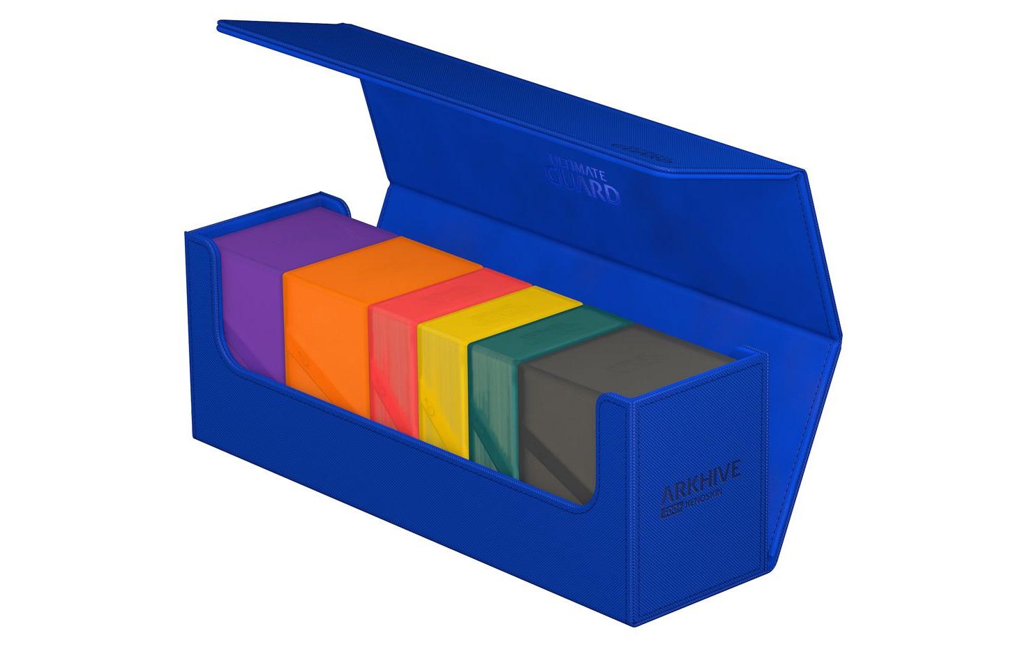 Kartenbox XenoSkin Arkhive Monocolor 400+ BlauHochwertige Box für Sammelkarten in Standardgrösse