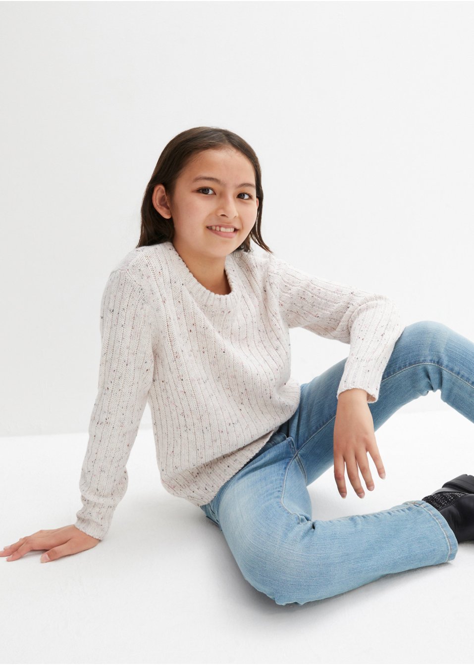 Pull en maille fille