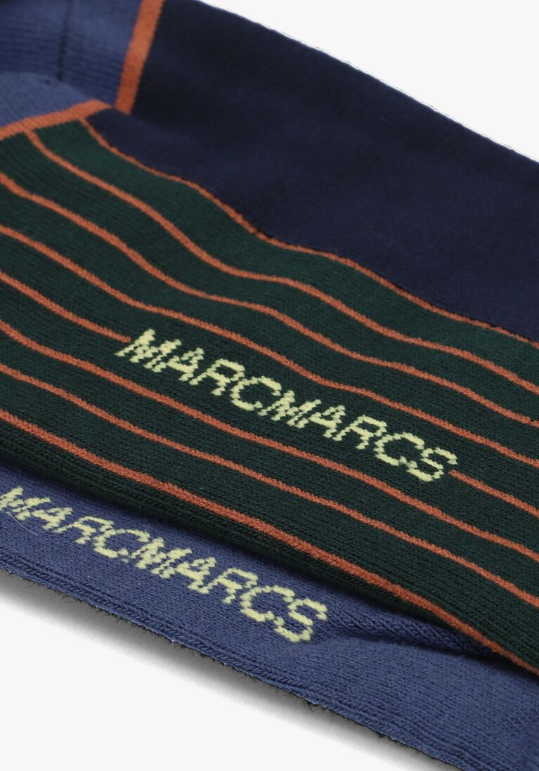 MARCMARCS blauwe marcmarcs sokken lex cotton 2-pack