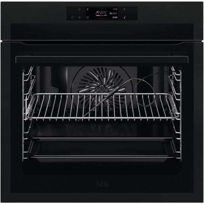 AEG Einbau-Backofen Serie 8000 BPE748380T Matt Black