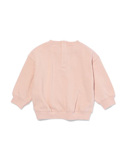 sweat chiens pour bébé vieux rose