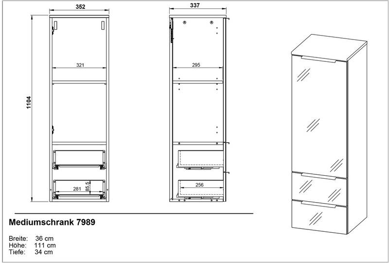 MID.YOU Mediumschrank VASIO