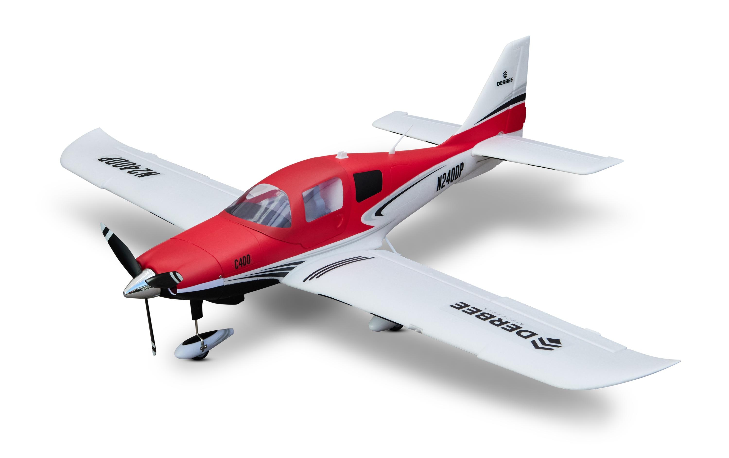 Motorflugzeug DERBEE C400 Tiefdecker 1100 mm PNP<br>Tiefdecker Modellflugzeug mit Brushless Antrieb