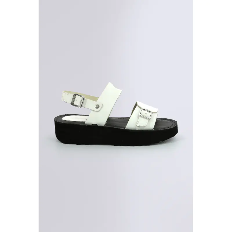 KICK HIGHLIGHT BLANC SANDALES Cuir Femme