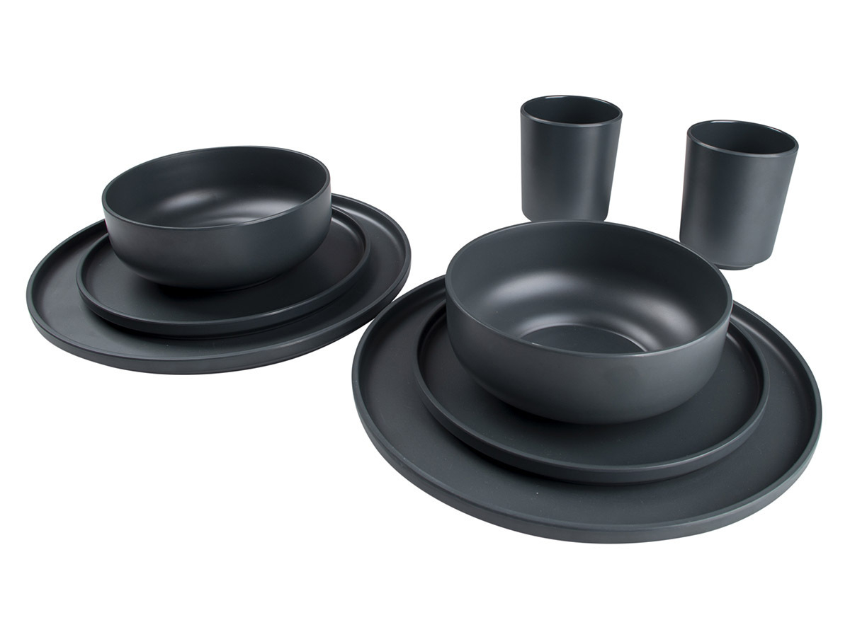 Bo-Camp Industrial Patom 16-delig serviesset - Anthracite