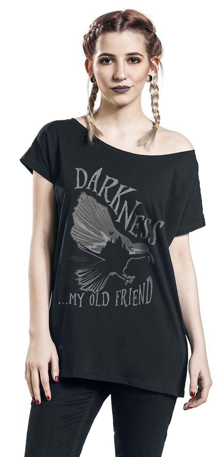 Darkness... My old friend | Wednesday T-Shirt Manches courtes