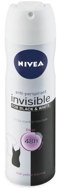 Nivea Deospray Invisible Black & White 150ml