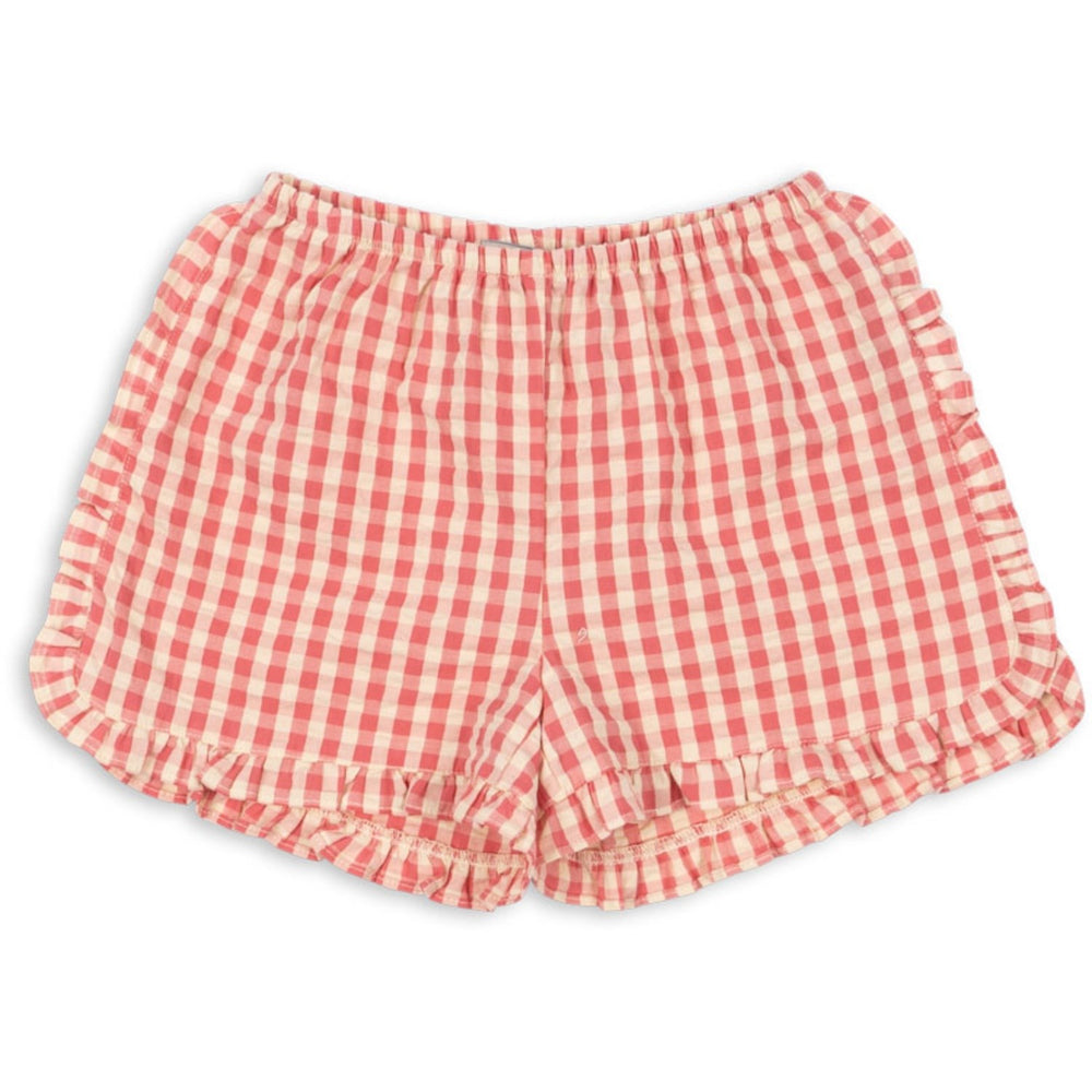 Køb Konges Sløjd Flamingo Plume Check Kim Flæse Shorts GOTS