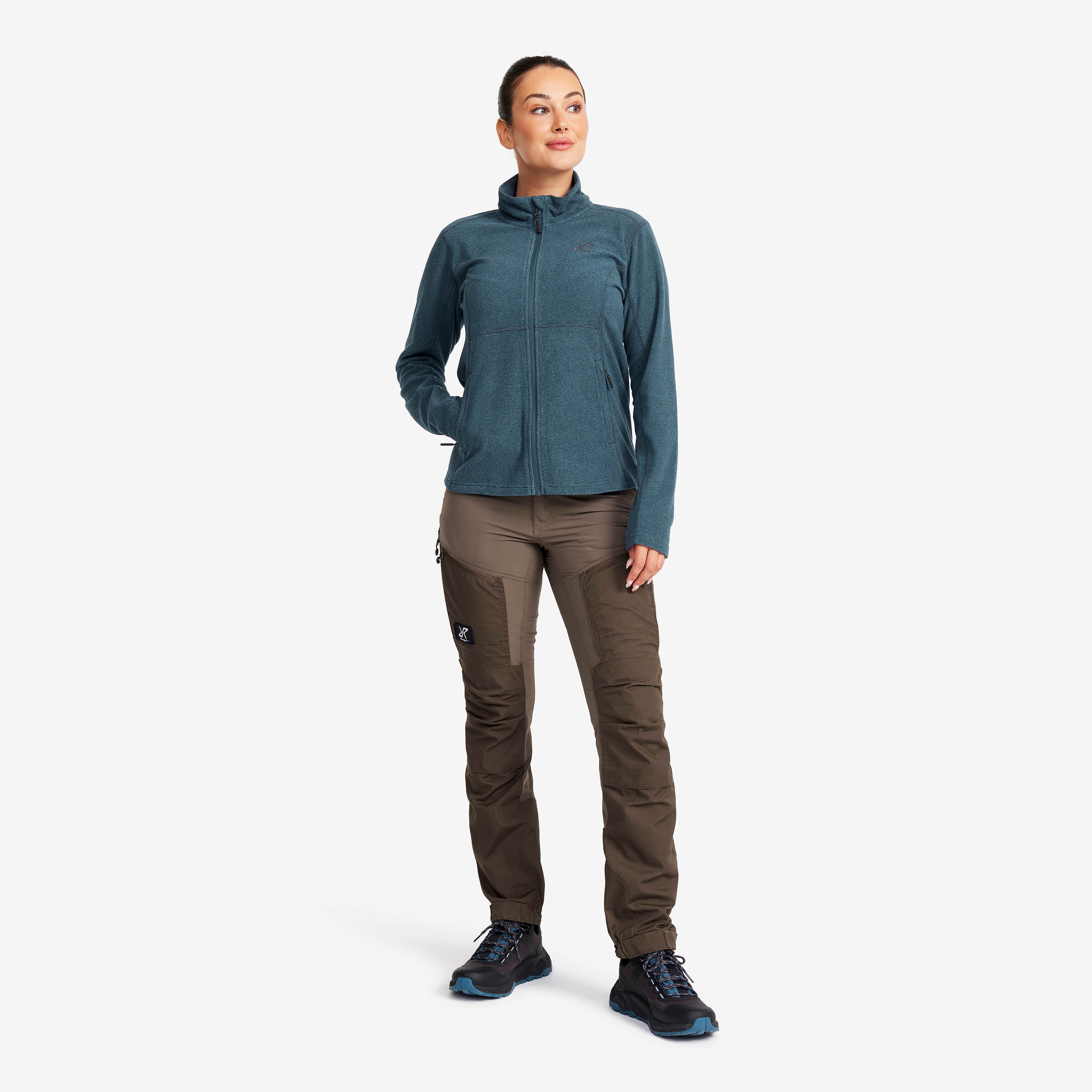Essential Full-zip Fleece Dame Moonlit Ocean