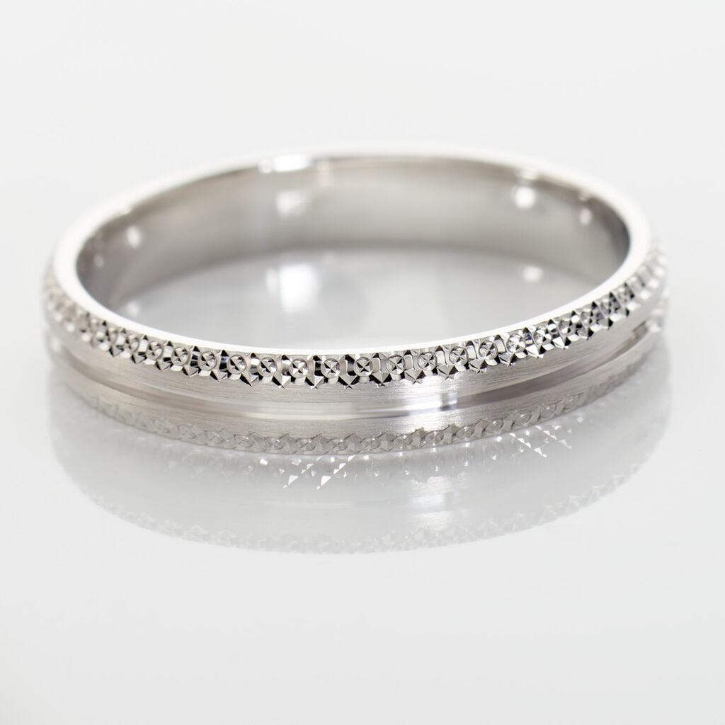 Alliance Hesperie Ruban Plat Or Blanc