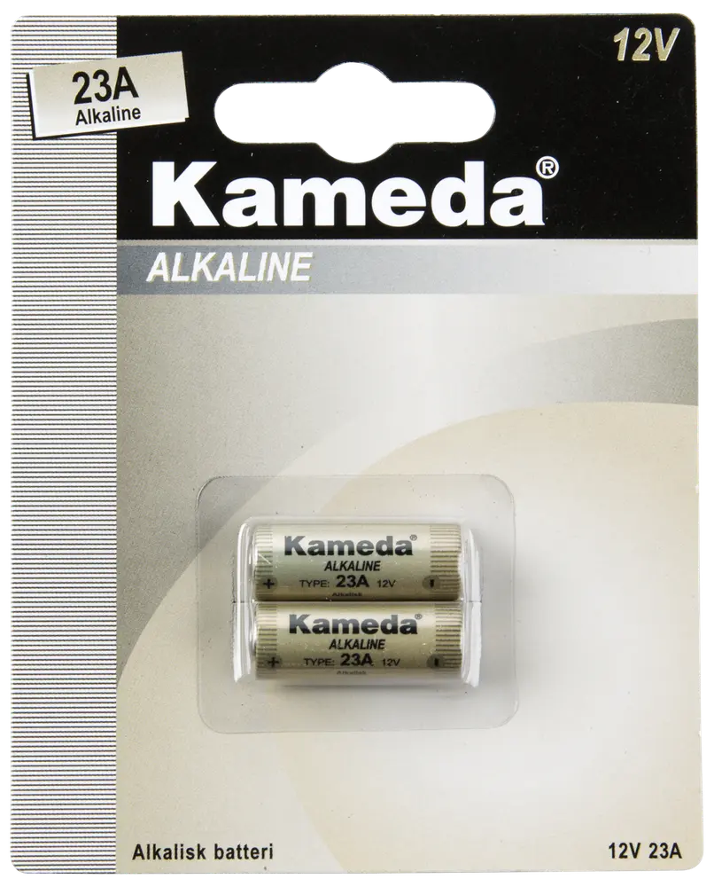 Kameda Alkaline batteri - 12V A23 2-pak