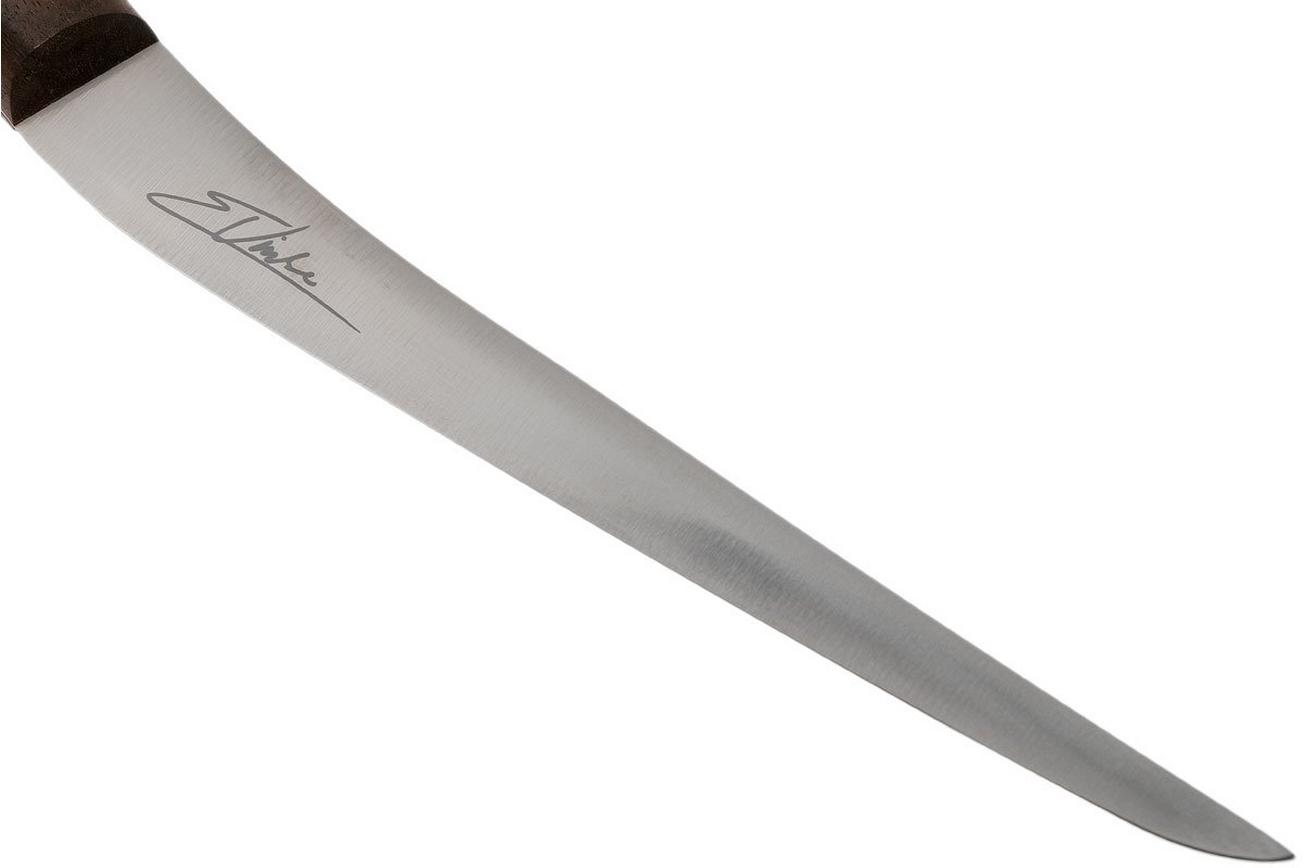 Robert Herder Edwin Vinke's special flexibel fileermes 17 cm walnotenhout
