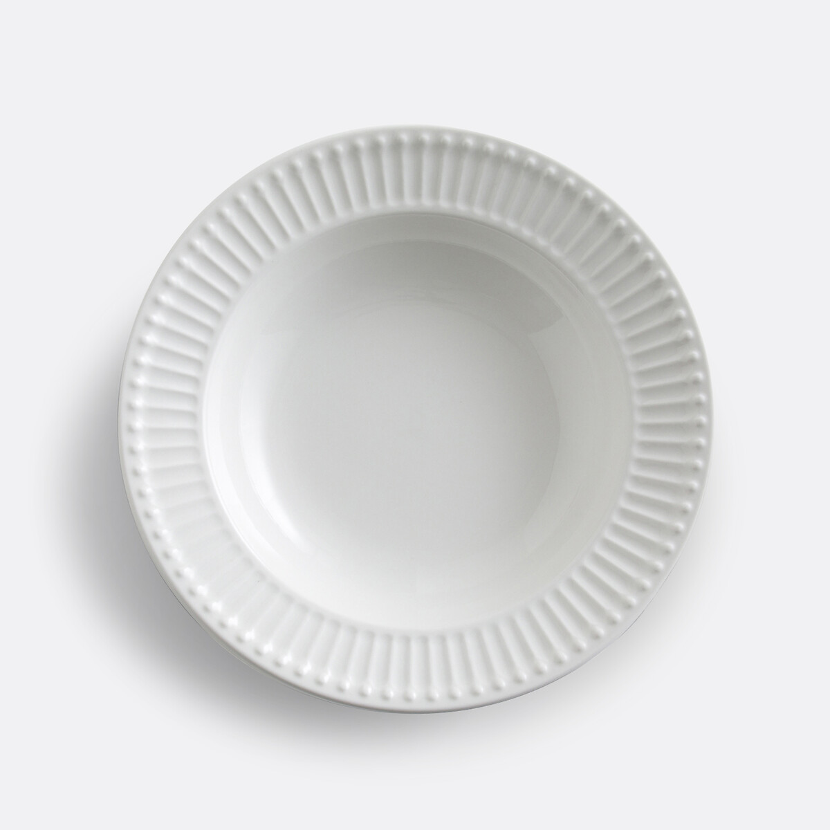 LA REDOUTE INTERIEURS<br>Conjunto de 6 pratos fundos de porcelana, Jewely