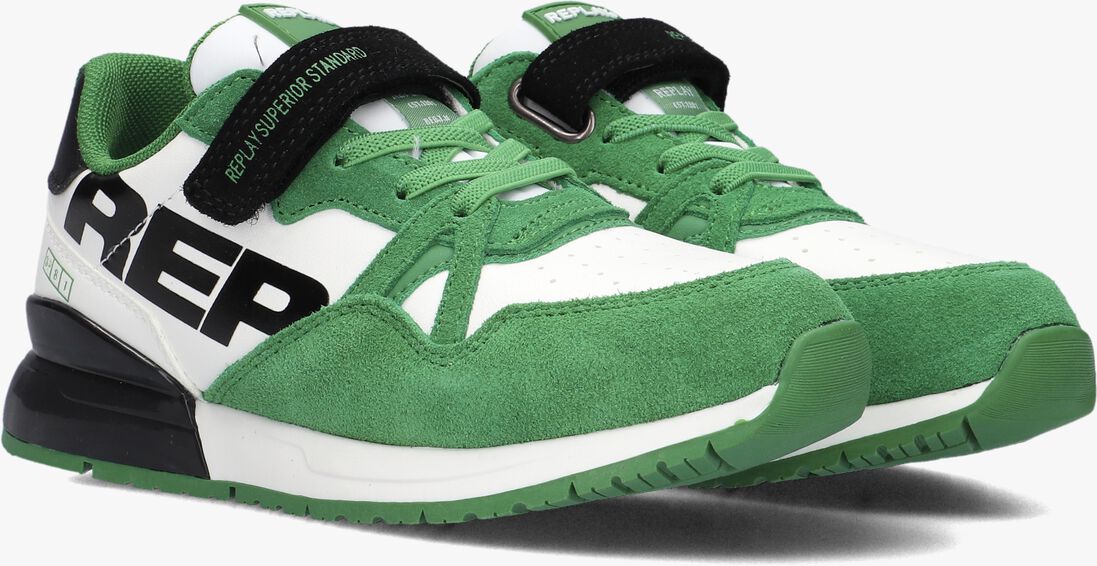 REPLAY groene replay lage sneakers shoot jr8