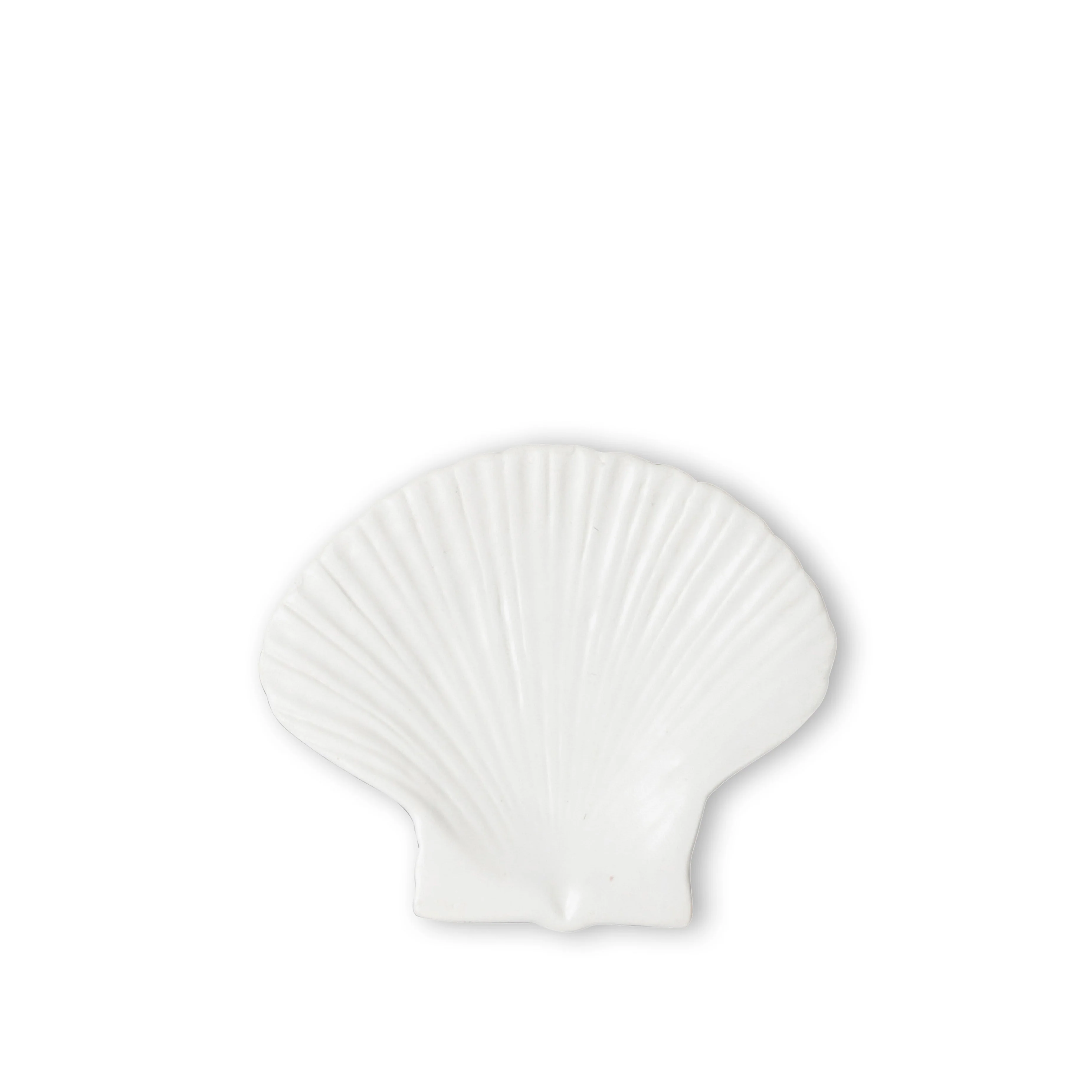 BYON  Shell tallerken, S - hvid