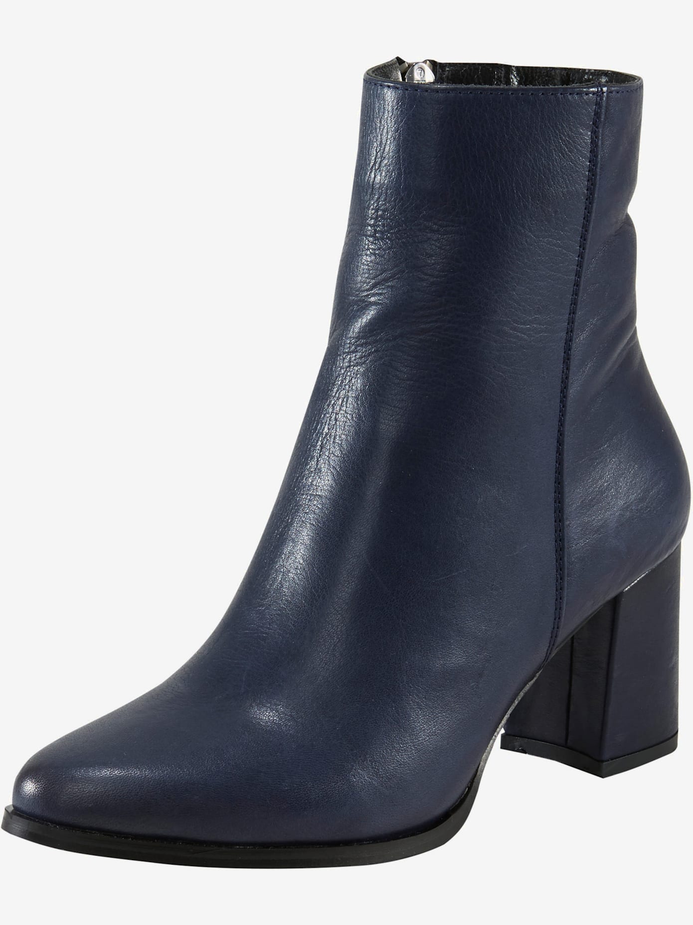 Bottines dessus cuir vachette véritable