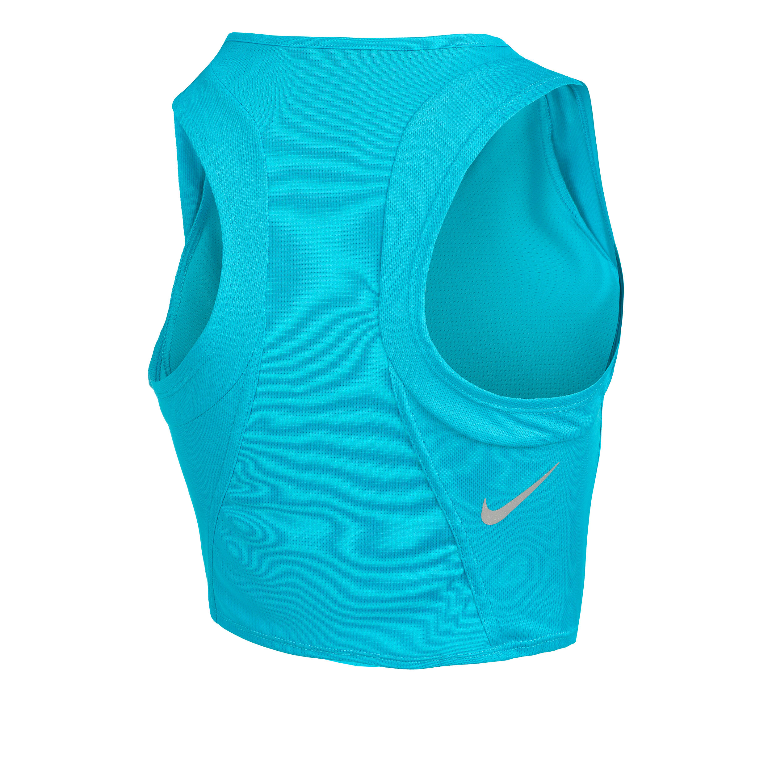 Nike Dri-Fit Fast Crop Débardeur Tank Top Femmes - Turquoise